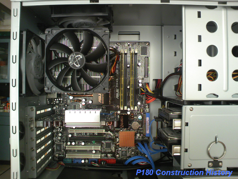 Antec P180 PC構築完了: Antec P180 Construction History